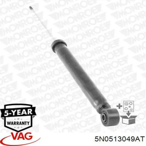 Стойка амортизатора задняя VAG 5N0513049AT цена, от 25.34 USD