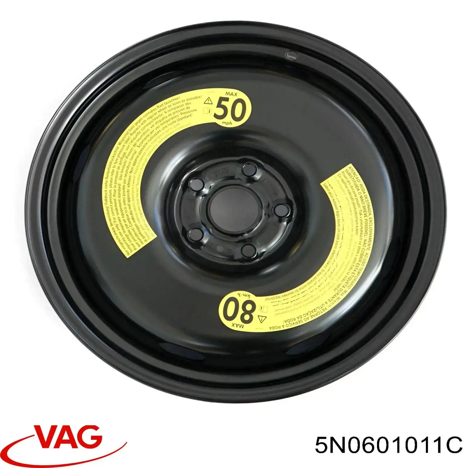 Докатка (аварийное запасное колесо) VAG 5N0601011C цена, от 94.60 USD