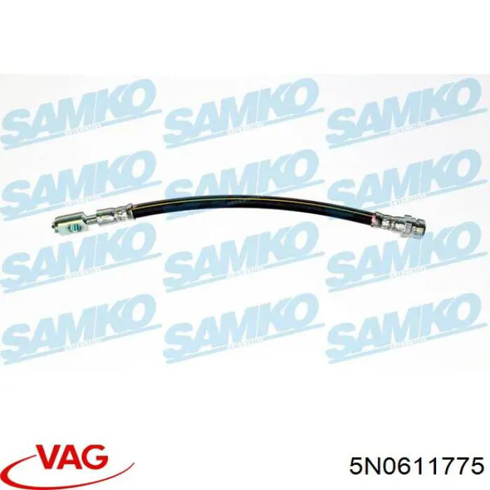 Шланг тормозной задний VAG 5N0611775