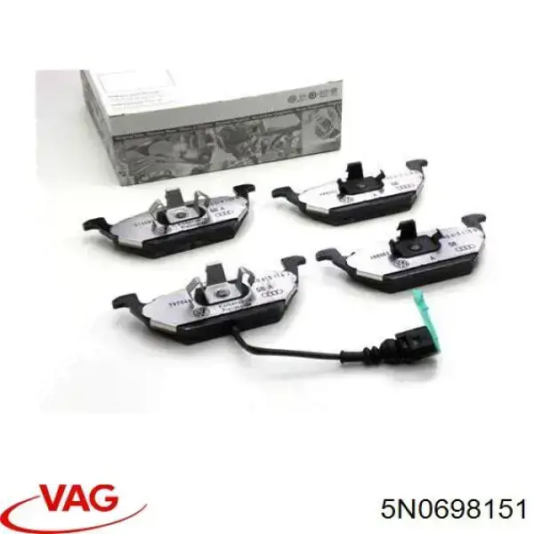 Купить 5N0698151 VAG Колодки тормозные