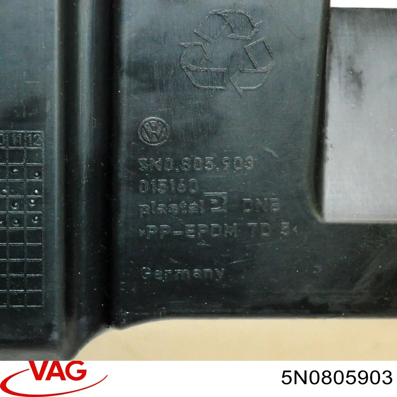 Спойлер переднего бампера VAG 5N0805903 цена, от 63.34 USD