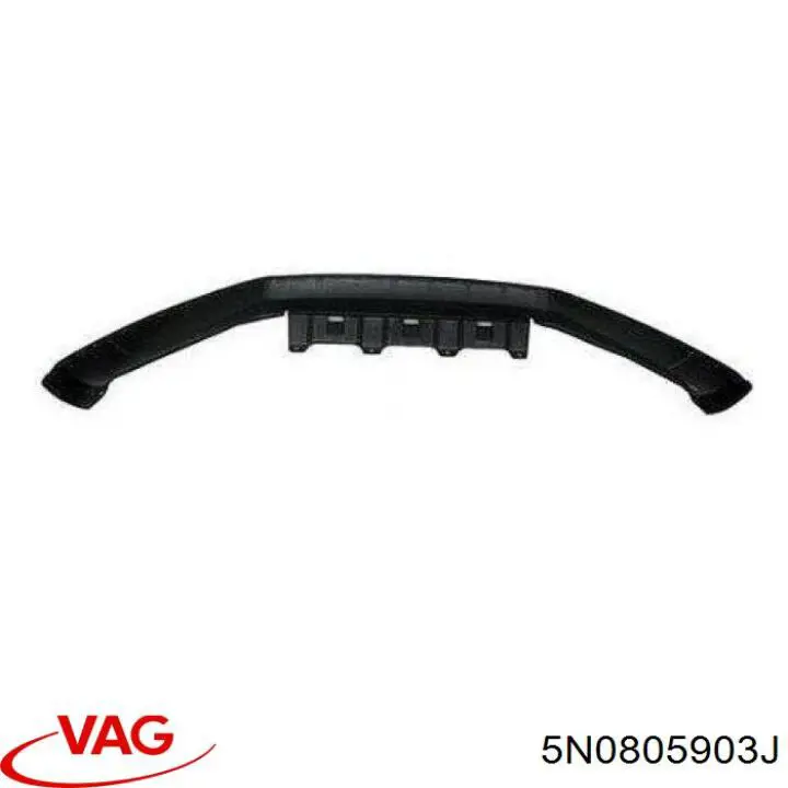 Спойлер переднего бампера VAG 5N0805903J цена, от 106.48 USD