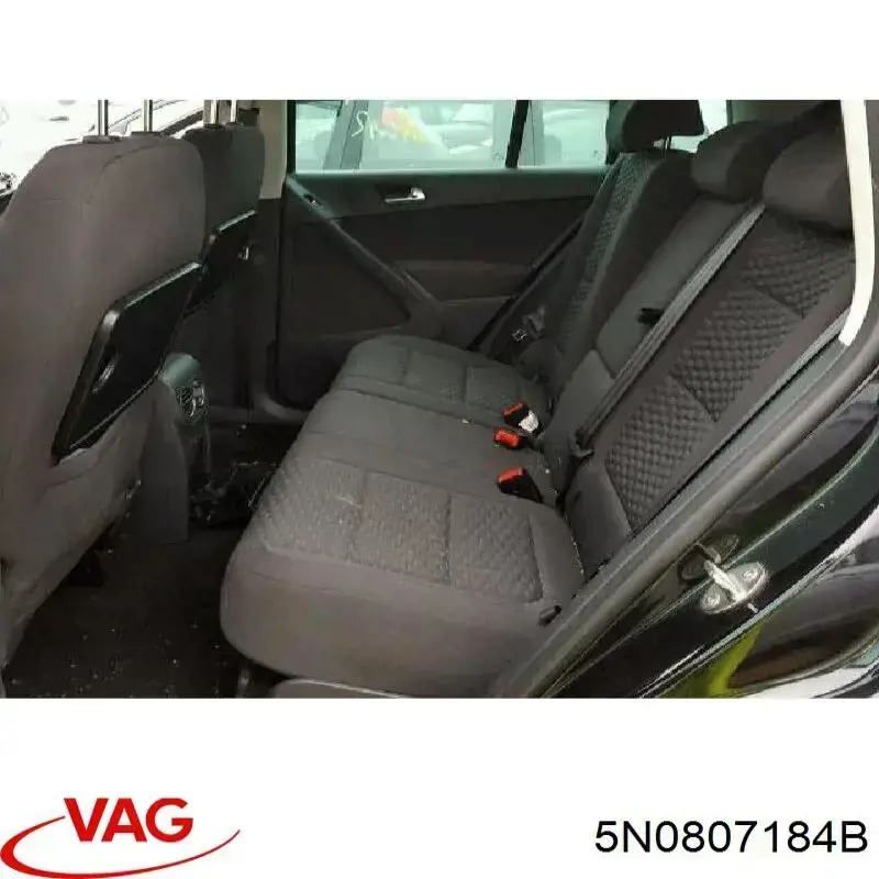 Направляющая переднего бампера, правая VAG 5N0807184B