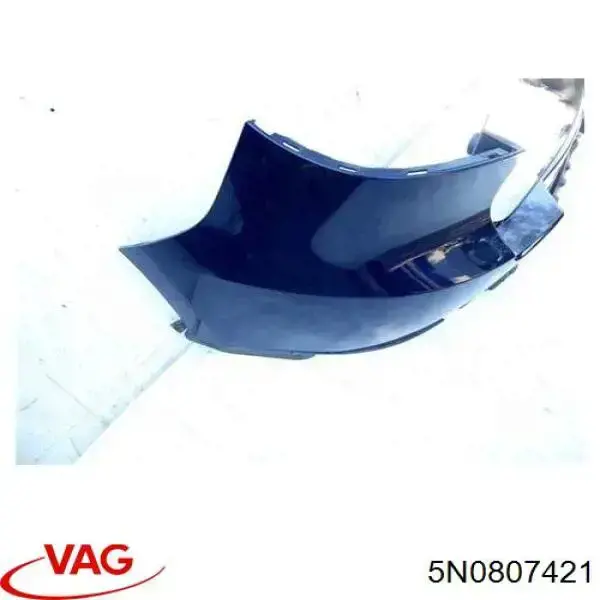 Бампер задний, верхняя часть VAG 5N0807421