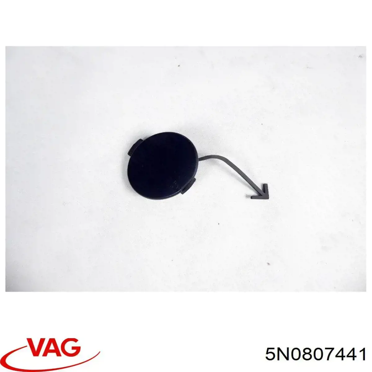 Купить 5N0807441 VAG Заглушка бампера буксировочного крюка задняя