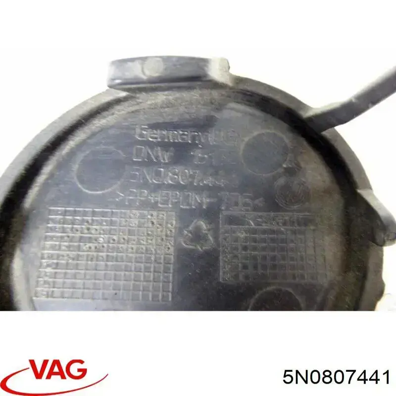 Заглушка бампера буксировочного крюка задняя VAG 5N0807441 цена, от 31.27 USD