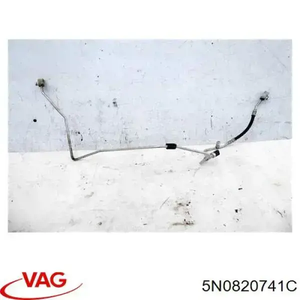 Купить 5N0820741C VAG Шланг кондиционера, от радиатора к испарителю