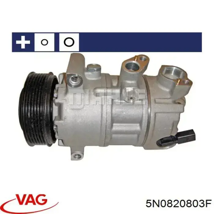 5N0820803F VAG compressor de aparelho de ar condicionado