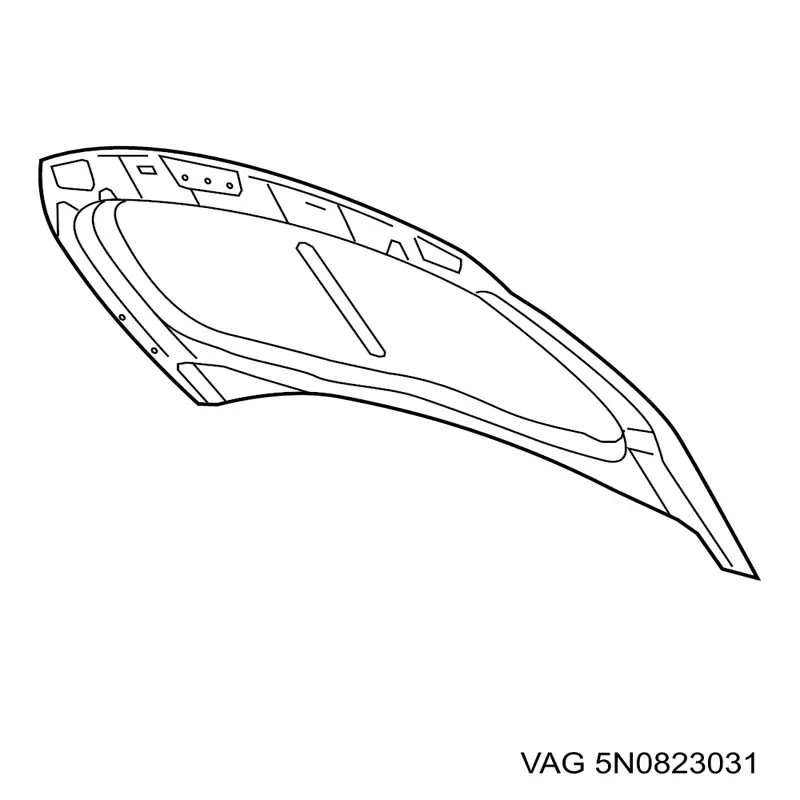 Капот 5N0823031 VAG