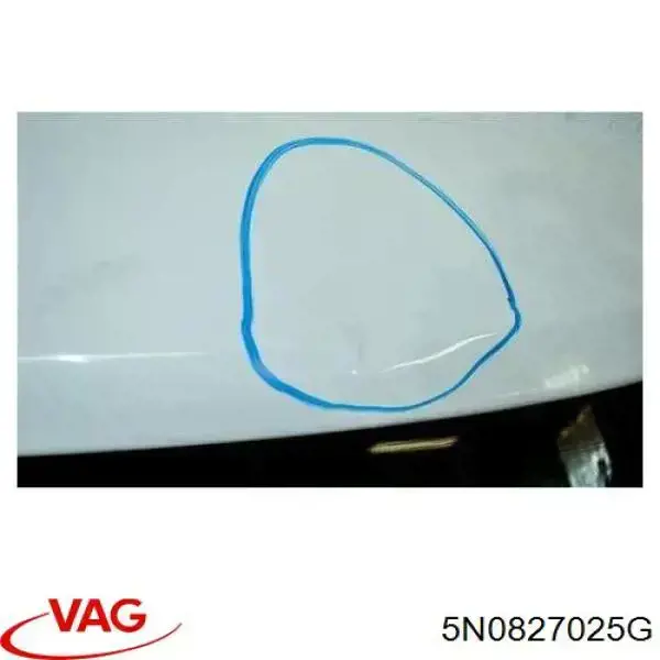 Porta traseira (3ª/5ª porta-malas (tampa de alcapão) Volkswagen Tiguan I 5N1, 5N2