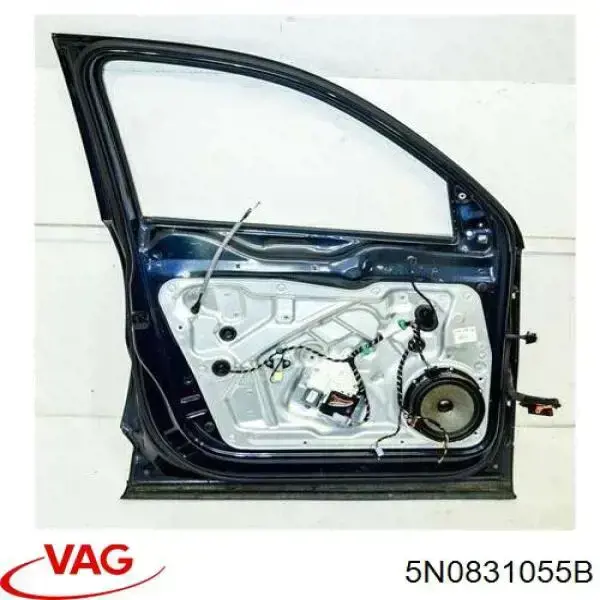 Porta dianteira esquerda para Volkswagen Tiguan I 5N1, 5N2