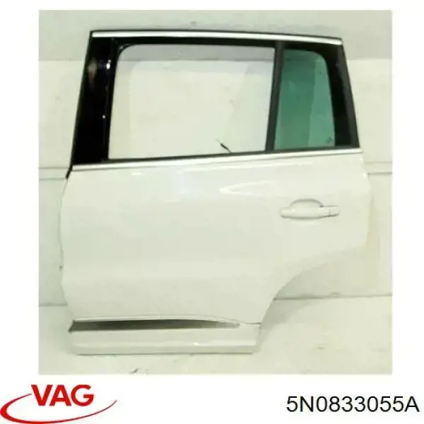 Porta traseira esquerda para Volkswagen Tiguan (5N)