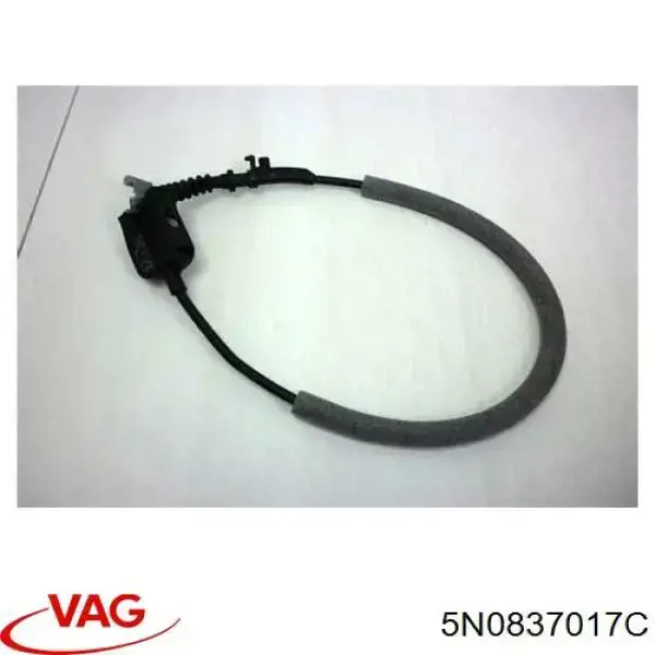 Трос (тяга) открывания замка двери передней 5N0837017C VAG