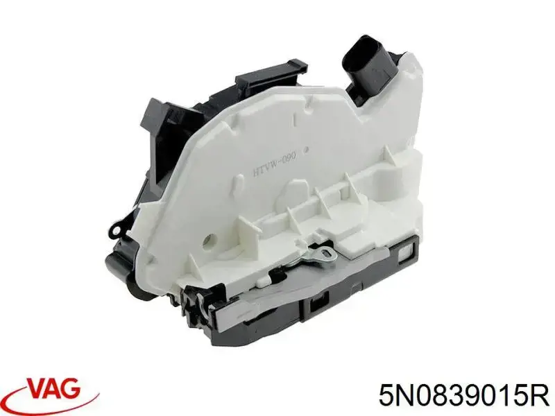 Cerradura de puerta trasera izquierda 5N0839015R VAG/Skoda