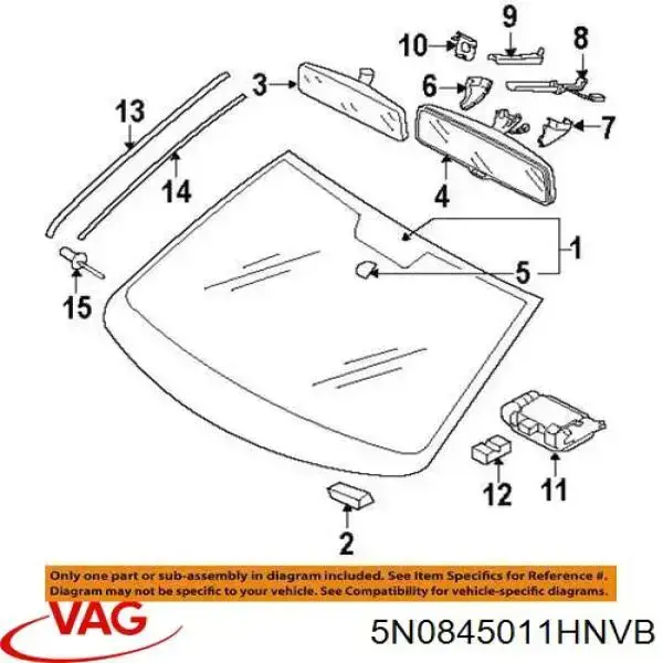 Лобовое стекло AB1241601A Pilkington