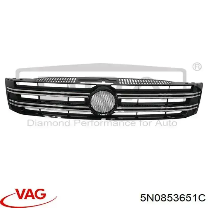 5N0853651C VAG Решетка радиатора