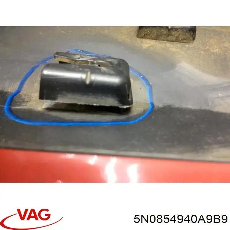 Купить 5N0854940A9B9 VAG Молдинг двери передней правой