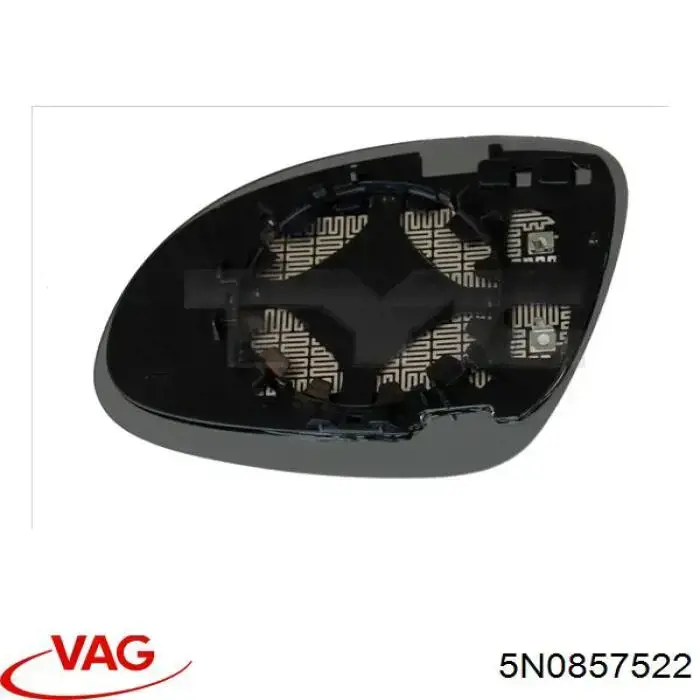Купить 5N0857522 VAG Стекло правого зеркала заднего вида