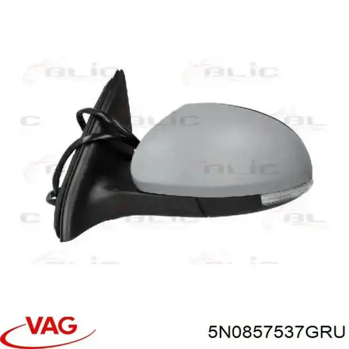 Накладка левого бокового зеркала VAG 5N0857537GRU цена, от 16.06 USD