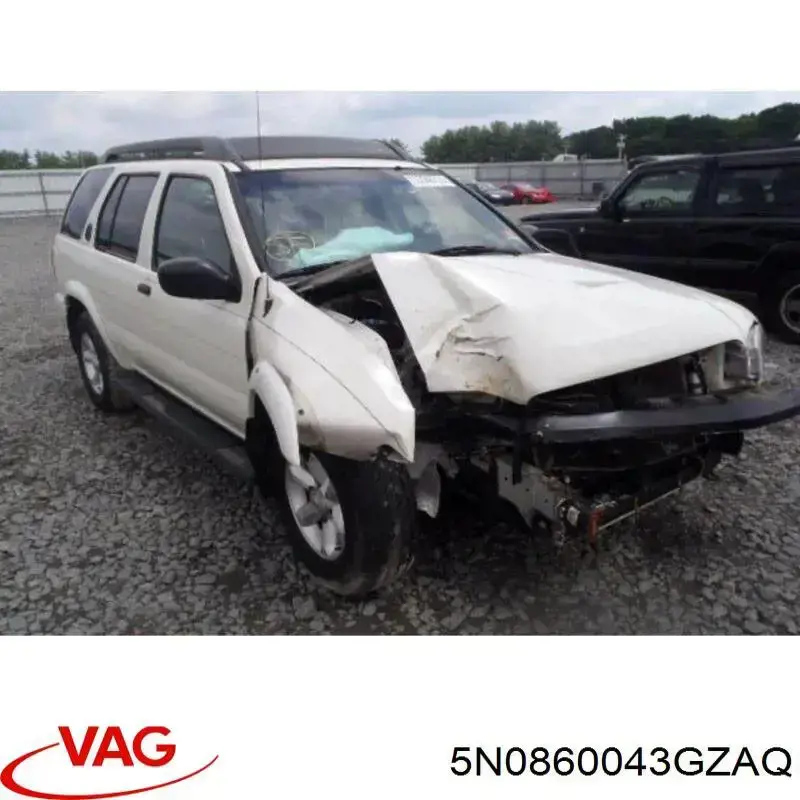 Купить 5N0860043GZAQ VAG Рейлинг крыши левый