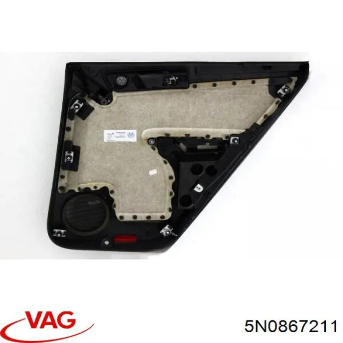 Купить 5N0867211 VAG Облицовка задней правой двери