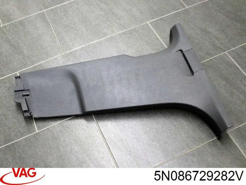 5N086729282V VAG Обшивка стойки кузова внутренняя средняя нижняя правая
