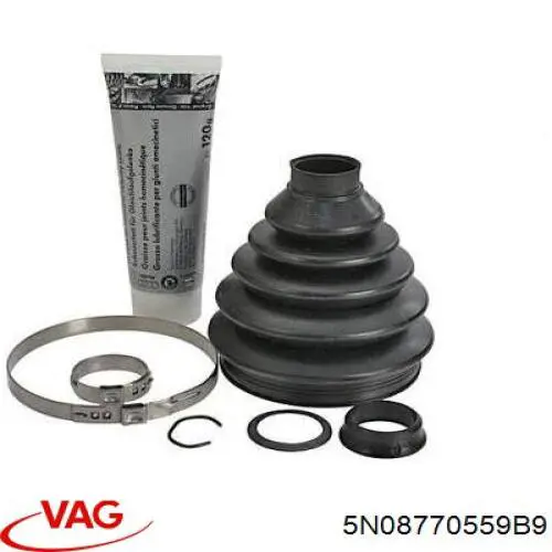 5N0877055B9B9 VAG Крышка люка крыши передняя