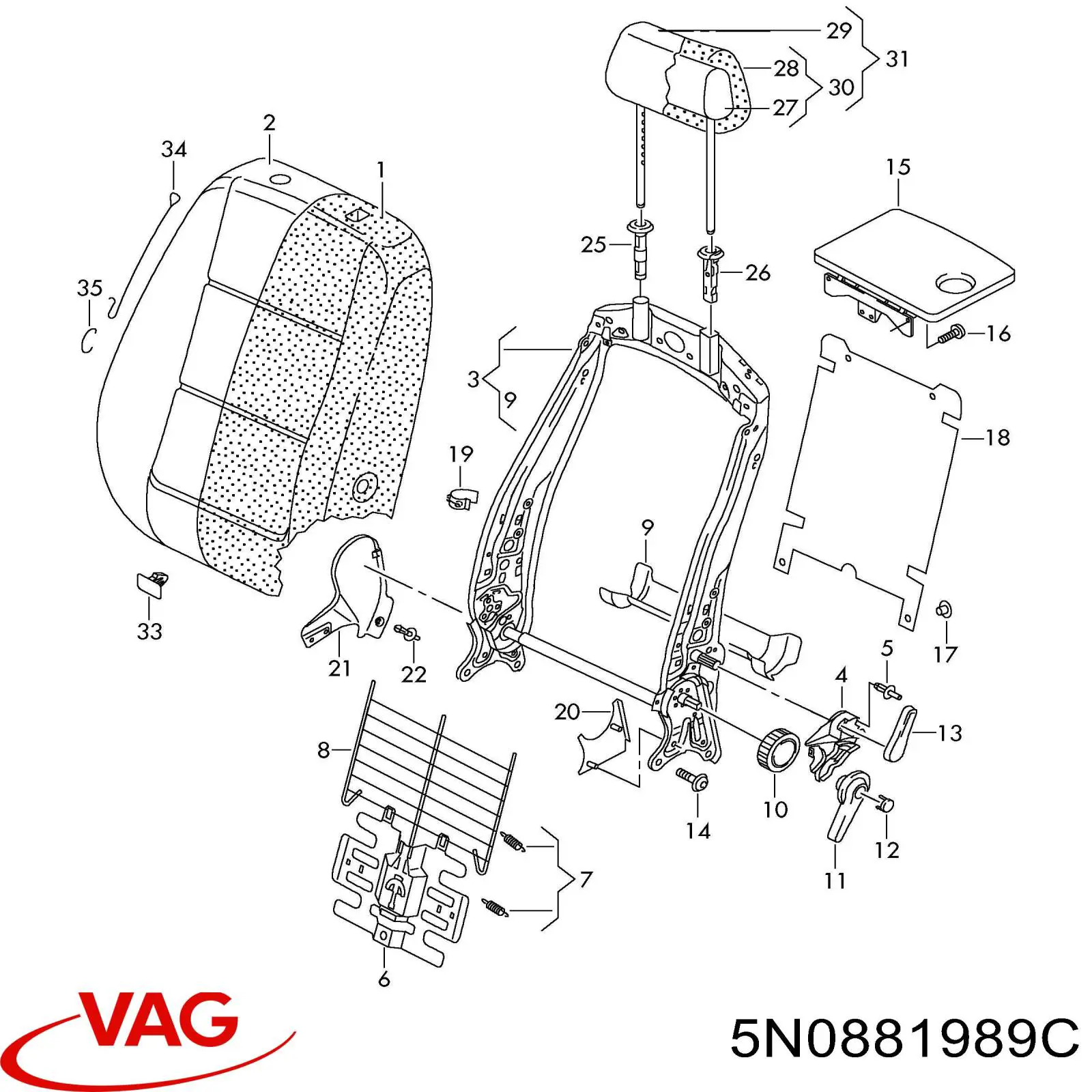 5N0881989C VAG 