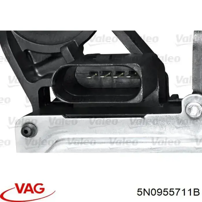 5N0955711B VAG Мотор заднего стеклоочистителя
