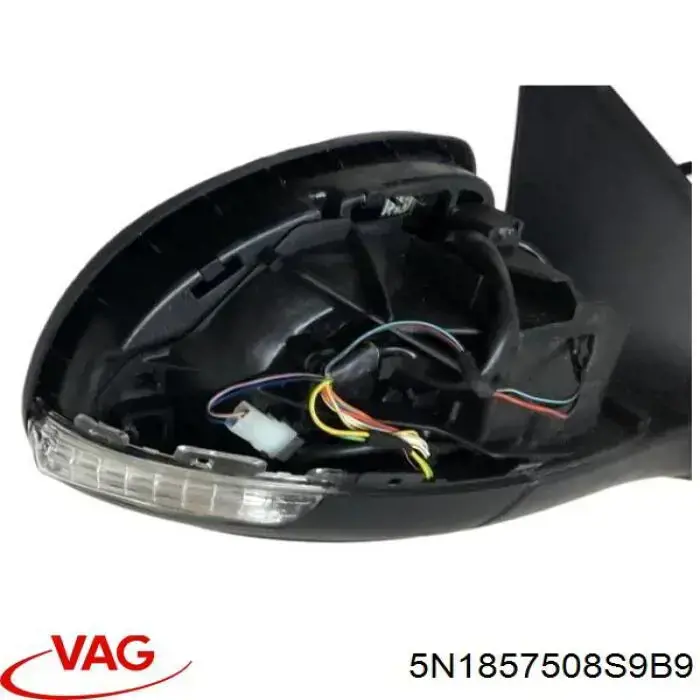 Правое зеркало 5N1857508S9B9 VAG