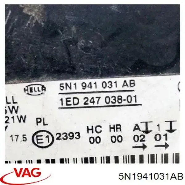Фара левая VAG 5N1941031AB цена, от 133.22 USD
