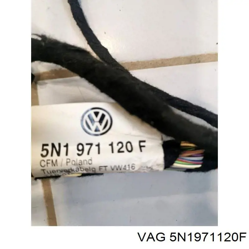 Жгут проводов передней двери 5N1971120F VAG