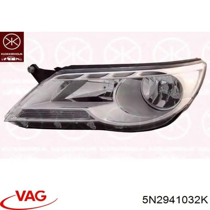 5N2941032K VAG Фара передняя правая