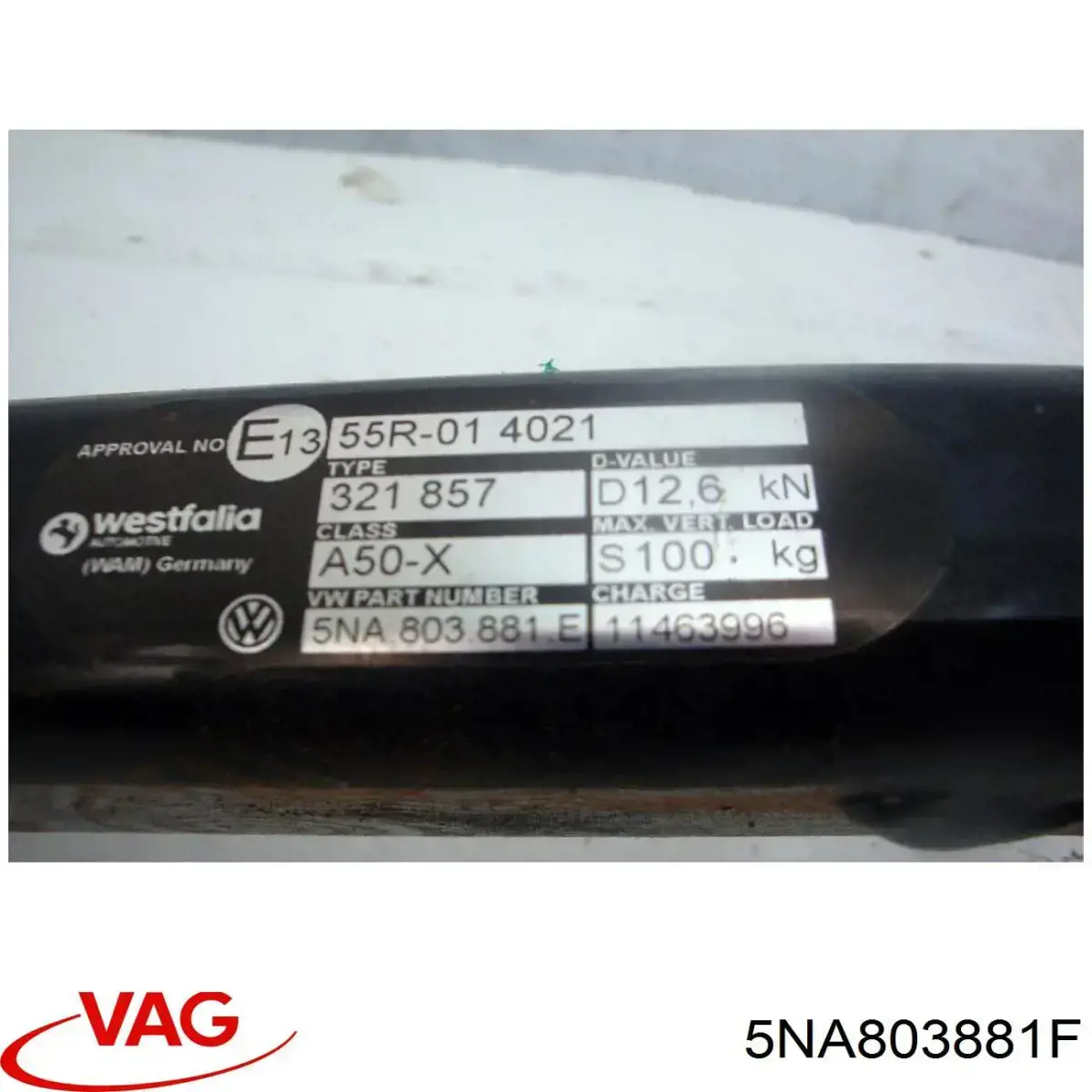 Устройство тягово-сцепное VAG 5NA803881F цена, от 295.35 USD