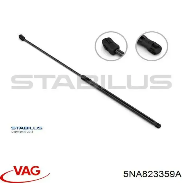 Купить 5NA823359A VAG Амортизатор под капот
