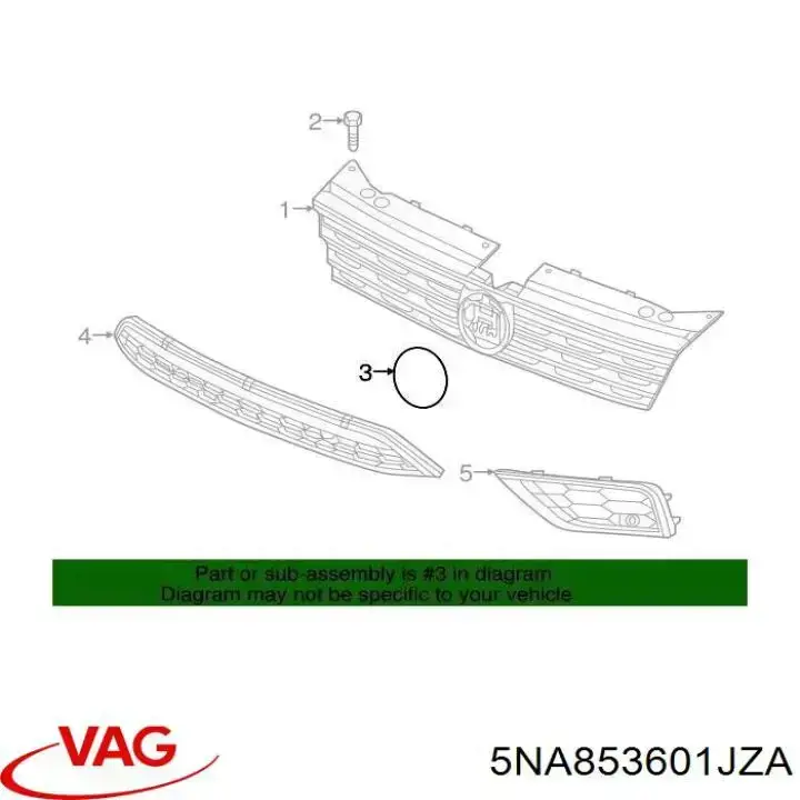 Купить 30853329 AND Эмблема решетки радиатора