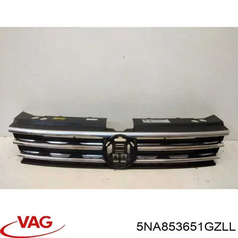 Купить 5NA853651GZLL VAG Решетка радиатора