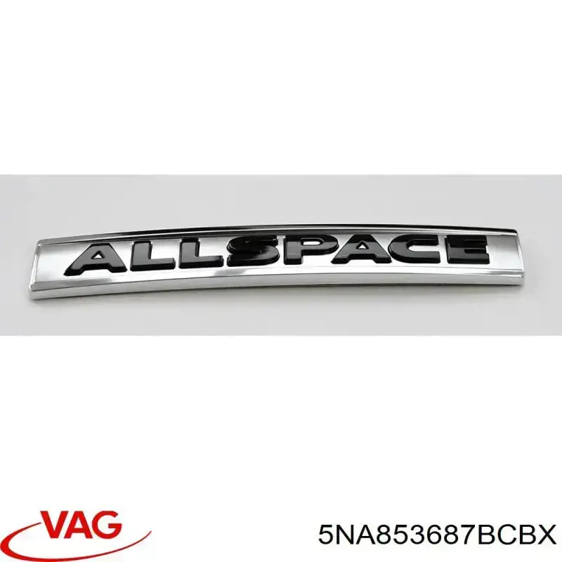 5NA853687BCBX VAG Фирменный значек на багажник