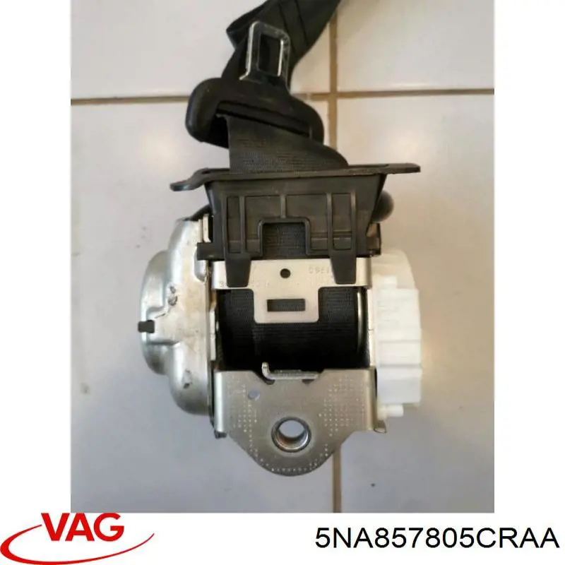 Купить 5NA857805DRAA VAG Ремень безопасности задний левый