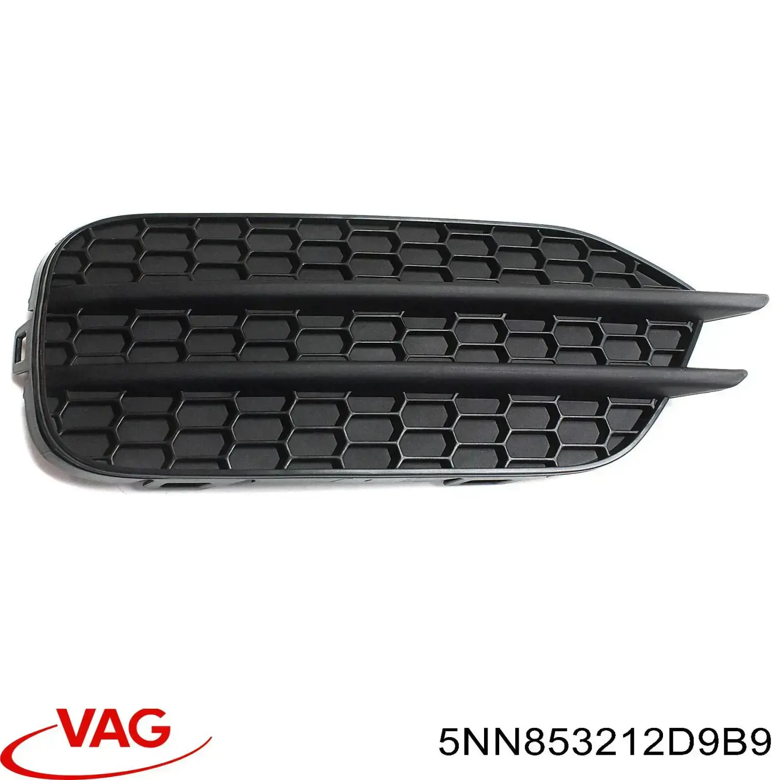 5NN853212D9B9 VAG Решетка переднего бампера, правая нижняя