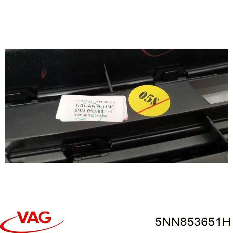 Купить 5NN853651H VAG Решетка радиатора