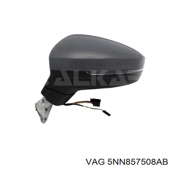 5NN857508AB VAG Корпус зеркала заднего вида правого