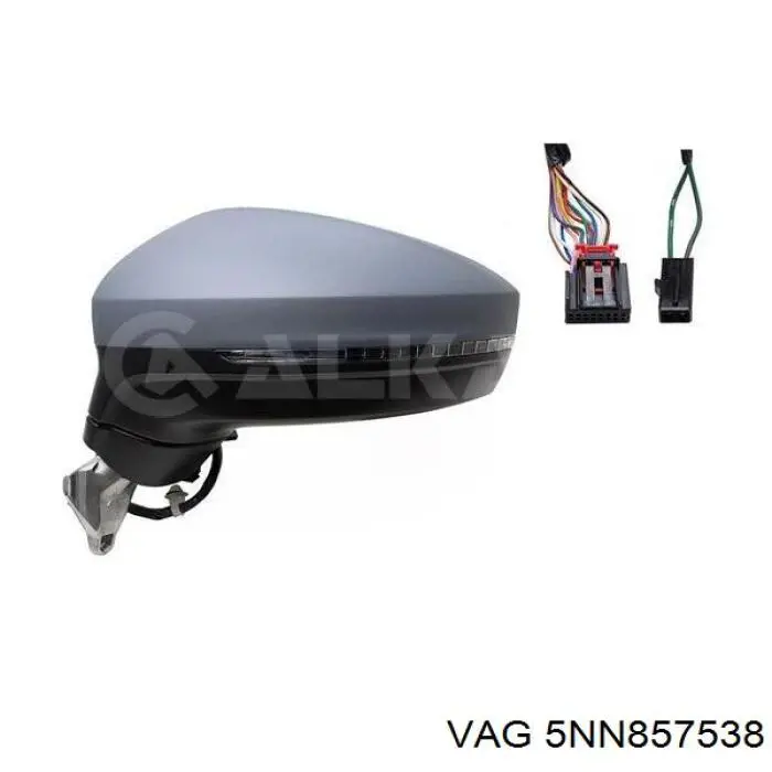 Купить 5NN857538 VAG Накладка водительского зеркала