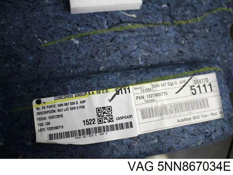  VAG 5NN867034E цена, от 52.26 USD