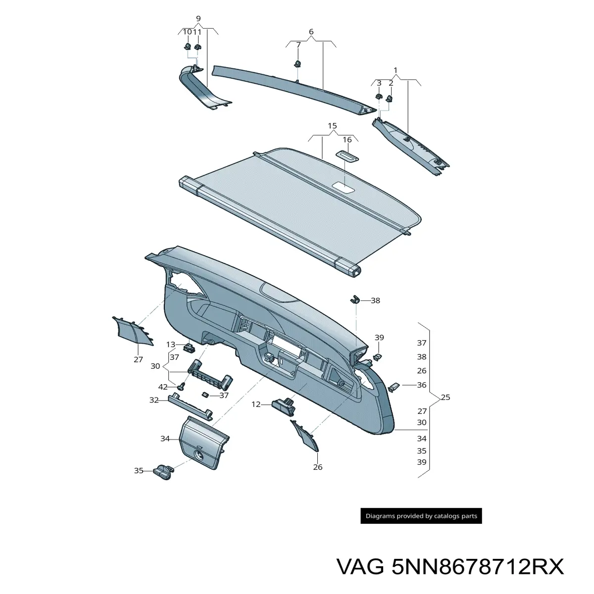 5NN8678712RX VAG 
