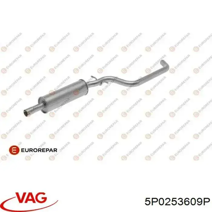Выхлоп задний VAG 5P0253609P цена, от 66.97 USD