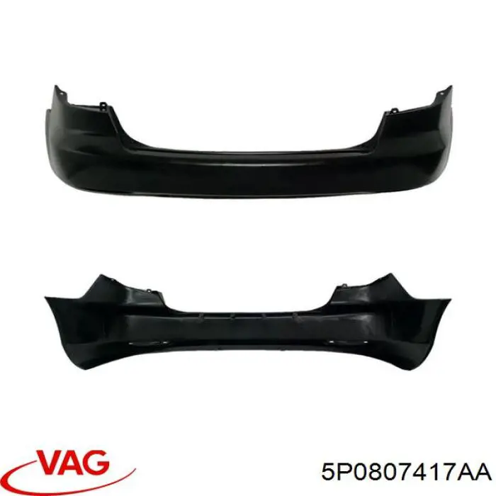 Купить 5P0807417AA VAG Задний бампер