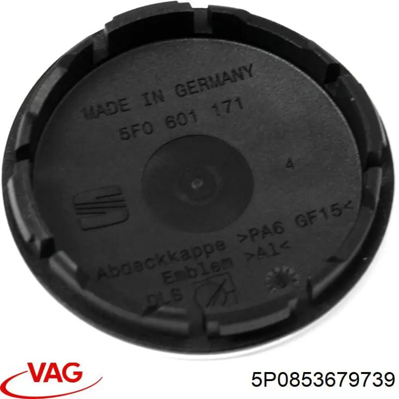5P0853679739 VAG Фирменный значек капота