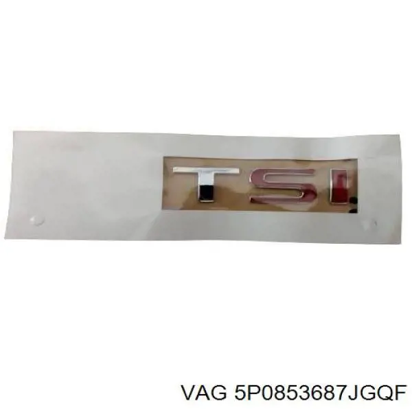 5P0853687JGQF VAG Фирменный значек на багажник