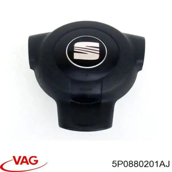5P0880201AG1MM VAG подушка безопасности (airbag водительская)